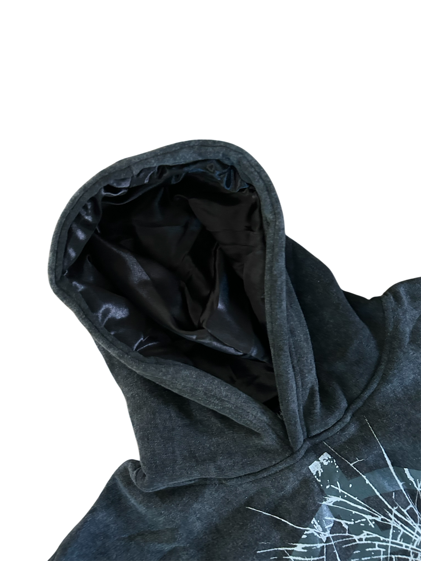 Scaredofnothin charcoal hoodie